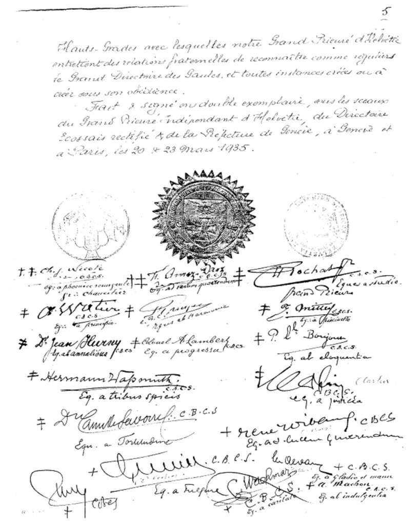 Charte-Patente - GDDG - 1935 - 5